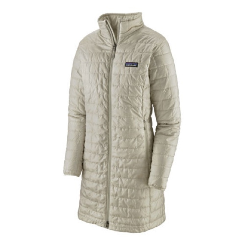 EUC Patagonia Women's Long Nano Puff Cream Small